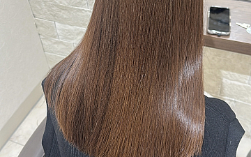 オージュアトリートメントでこんなに艶が出る!!