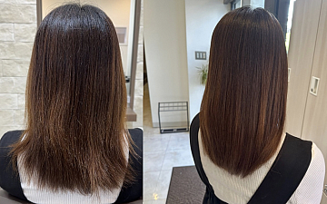 自然なまとまりメテオストレート